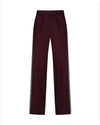 Red Button - Broek Srb5071 Colette Punta Piping Burgundy - Lyst