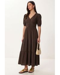Happiness İstanbul - Cotton-Blend Poplin Maxi Dress - Lyst