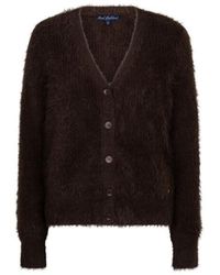 Red Button - Rb Fuzzy Cardigan Espresso - Lyst
