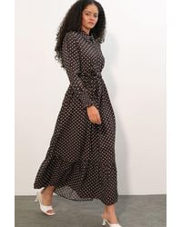 Bigdart - Paisley Belted Midi Shirt Dress - Lyst
