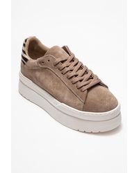 Forever & Always Shoes - Anabel Leren Platform Sneakers - Lyst