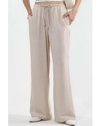 Busem - Wide-Leg Woven Trousers - Lyst