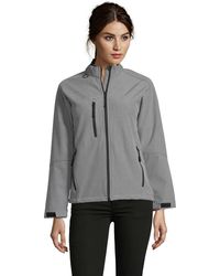Sol's - Roxy Soft Shell Jas (Grijze Melange) - Lyst
