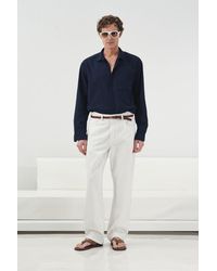 Giesto - Mid Waist Straight Leg Denim Jeans - Lyst