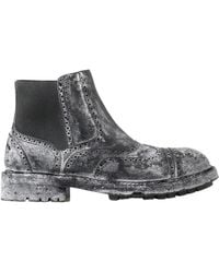 Dolce & Gabbana - Leather Ankle Boots - Lyst