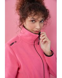 TOMMY LIFE - Plush Zip-Front Sweatshirt - Lyst