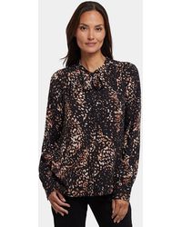 NYDJ - Stropdasblouse - Lyst