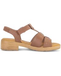 Gabor - Schoenen ,Bruin ,Leer Sandalen Met Bandjes - Lyst