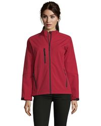Sol's - Roxy Soft Shell Jas (Peperrood) - Lyst