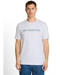 Tom Tailor - Printed T-Shirt - Lyst