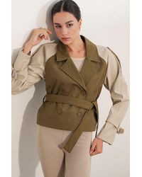 Bigdart - Short Belted Trench Coat - Lyst