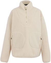 Regatta - Ladies Frankie Abstract Borg Half Zip Fleece Jacket (Light Vanilla) - Lyst