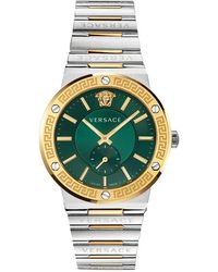Versace - Vevi00420 Watch Greca Two-Tone Dial - Lyst