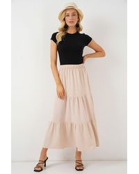 Bigdart - Textured Maxi Skirt - Lyst