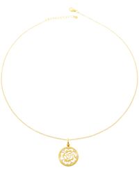 Orphelia - 'Fiore' 925 Sterling Chain With Pendant - Lyst