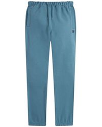 Fred Perry - Joggingbroek Loopback (Lichtblauw) - Lyst