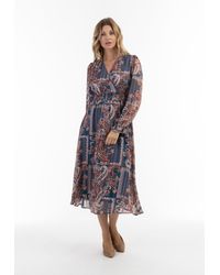 Usha - Paisley Print Maxi Dress Nowles - Lyst