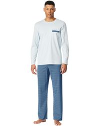 Schiesser - Lange Pyjama Set Katoen - Lyst