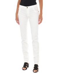 Met - Long Denim Pants Made Of Elastic Fabric 70Db50192-T092 - Lyst