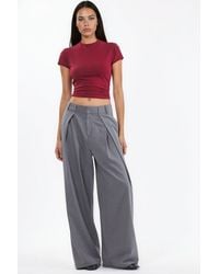 Hiccup - High Waist Wide Leg Palazzo Pants - Lyst