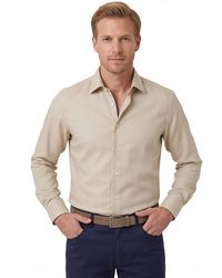 Eterna - Katoenen Overhemd Modern Fit Strijkvrij - Lyst