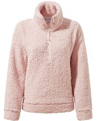 Craghoppers - Ciara Sherpa-Fleece-Sweatshirt Met Trechterhals Voor (Calico) - Lyst