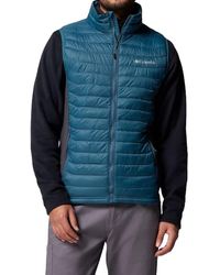 Columbia - Powder Pass Hybrid Padded Vest For 2126111 - Lyst