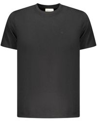 Calvin Klein - Zwarte Katoenen T-Shirt Voor Mannen - Lyst