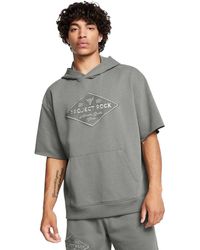 Under Armour - Project Rock Grafische Print Relaxed Fit Capuchon Met Koord - Lyst