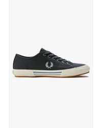 Fred Perry - B708 Vintage Tennis Canvas Herren Sneaker Ankergrau - Lyst
