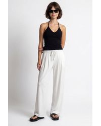 MixRay - High-Waist Wide-Leg Jersey Trousers - Lyst