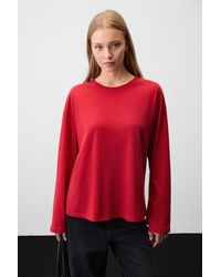 Grimelange - Crew Neck Long Sleeve Blouse - Lyst