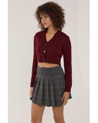 Hiccup - Knitted V-Neck Two Pieces Set With Button Detail - Lyst