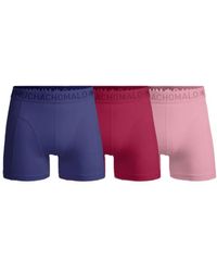 MUCHACHOMALO - 3-Pack Boxer Shorts Solid - Lyst