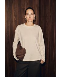 Grimelange - Crew Neck Long Sleeve Blouse - Lyst