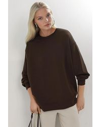 Busem - Relaxed Fit Crew Neck Knitted Sweatshirt - Lyst