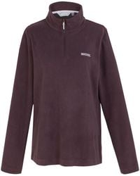 Regatta - Great Outdoors /Ladies Sweetheart 1/4 Zip Fleece Top (Deep Plum) - Lyst