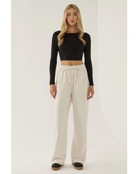 Hiccup - Velvet Elastic Waist Pants - Lyst