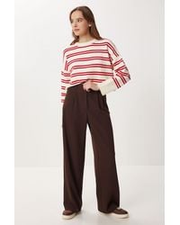 Happiness İstanbul - High Waist Wide Leg Palazzo Pants - Lyst