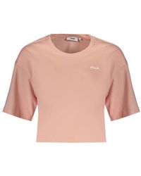 Fila - Katoenen T-Shirt - Lyst