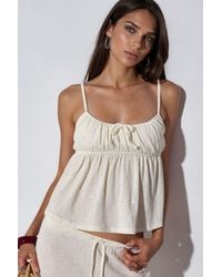 Busem - Effen Crepe Camisole Top - Lyst