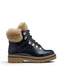 Tamaris - Faux Leather Warm Winter Ankle Boots - Lyst