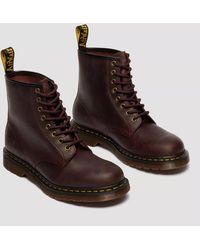 Dr. Martens - 1460 Crazy Horse Leather Cherry Boots - Lyst