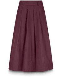 Summum - Skirt Taft Light Rokken 6S18-12259 - Lyst