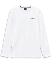Bugatti - Herren Katoenen Sweatshirt Met Lange Mouwen Modern Fit - Lyst