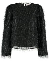 Studio Amaya - Velvet Blouse Fluffy - Lyst