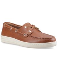 Sperry Top-Sider - Strake 2-Eye Boat Leather Open Tan Boat Shoes - Lyst