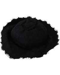 Dolce & Gabbana - Cotton Wide Brim Shade Hat - Lyst