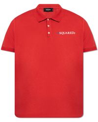 DSquared² - Tennis Fit Logo Polo Shirt - Lyst