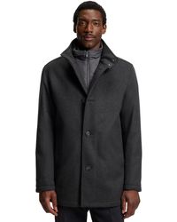 BOSS - Boss H-Coxtan Effen Winterjas Wol Normale Fit - Lyst